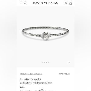 David Yurman Infinity Bracelet